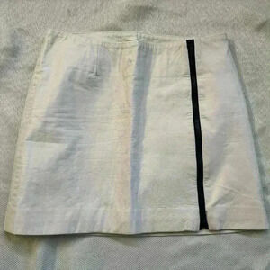 Watson x watson White Leather Skirt